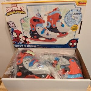 Marvel Spidey Red and Blue Ice Skates